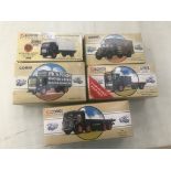 Five boxed Corgi Classic lorries (mint)