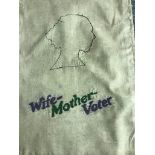 A 'Votes for Women' Suffragette Protest Banner