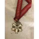 A German Olympics decoration awarded for the 1936 Olympics,