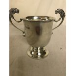 A HM silver twin-handled trophy London 1912 by Charles Boyton and Sons.