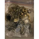 A quantity of vintage dress jewellery