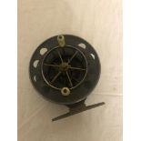 A rare Hardy/Alcock 4 inch centre pin game fish reel