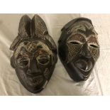 Two tribal masks