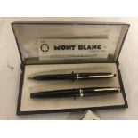 A boxed Mont Blanc fountain pen No 22, circa 1950s/60s and pencil No 26,