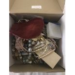 A quantity of dress jewellery and watches