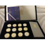 The Queen Mother Centenary Cased Silver Proof Coins Collection