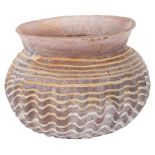A Rare Hellenistic Glass Bowl: Circa 1st century B.C. to 1st century A.D.