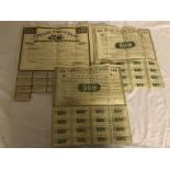 Three signed Confederate Bonds