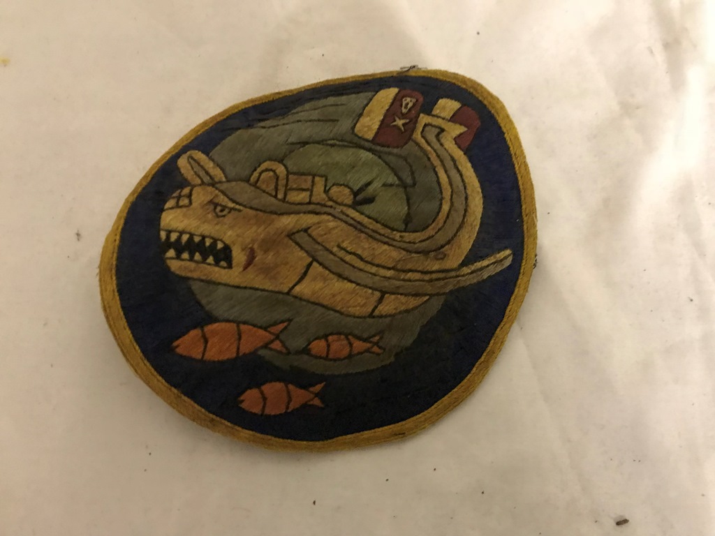 A theatre-made USAAF 320th bomb bomber group unit jacket patch