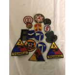 14 Armoured Division unit cloth patches
