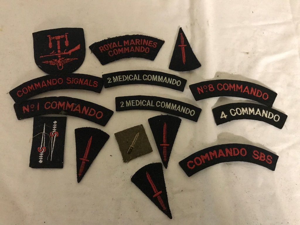 15 Commando shoulder titles