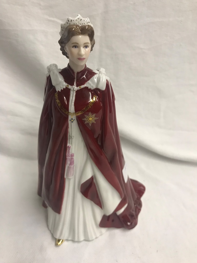 A Royal Worcester figure of The Queen