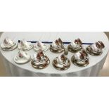 A Royal Albert Old Country Roses part tea set together with 1 other part tea set