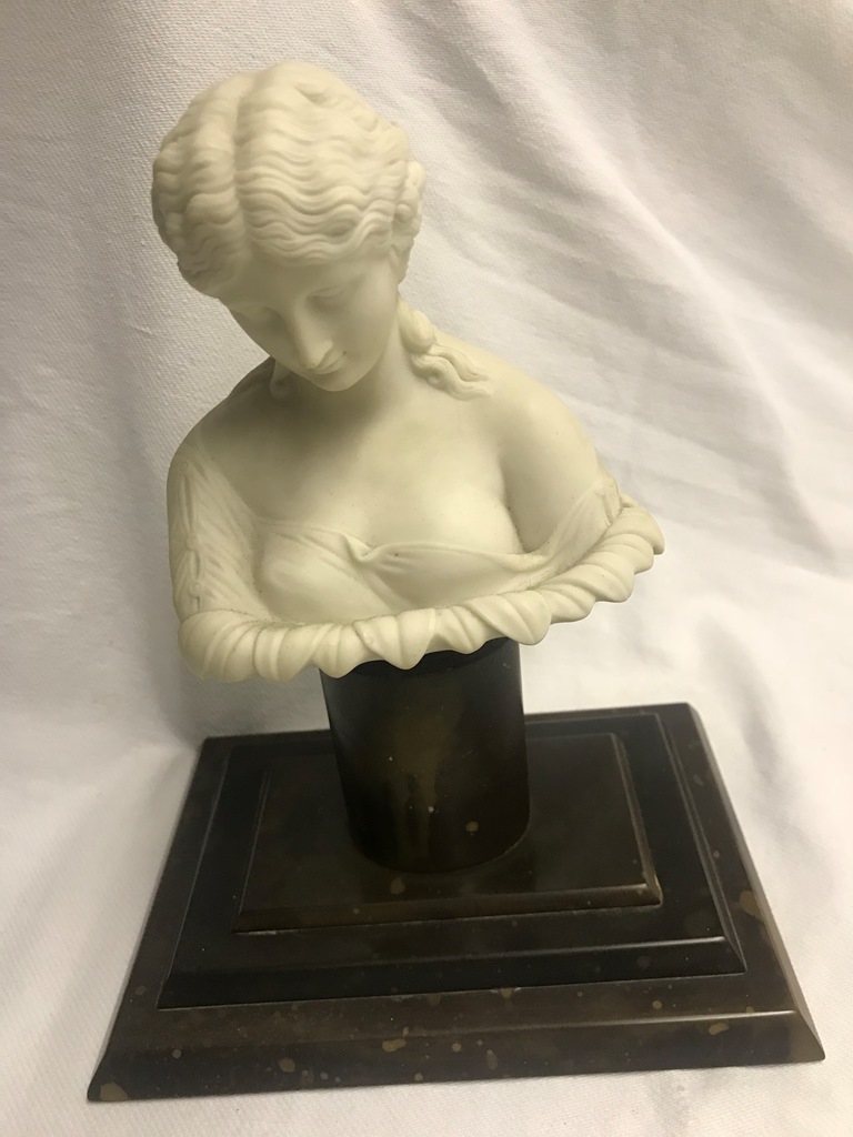 A Parianware bust of a lady