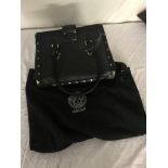 A Versace leather handbag bought from Harrods (A/F)