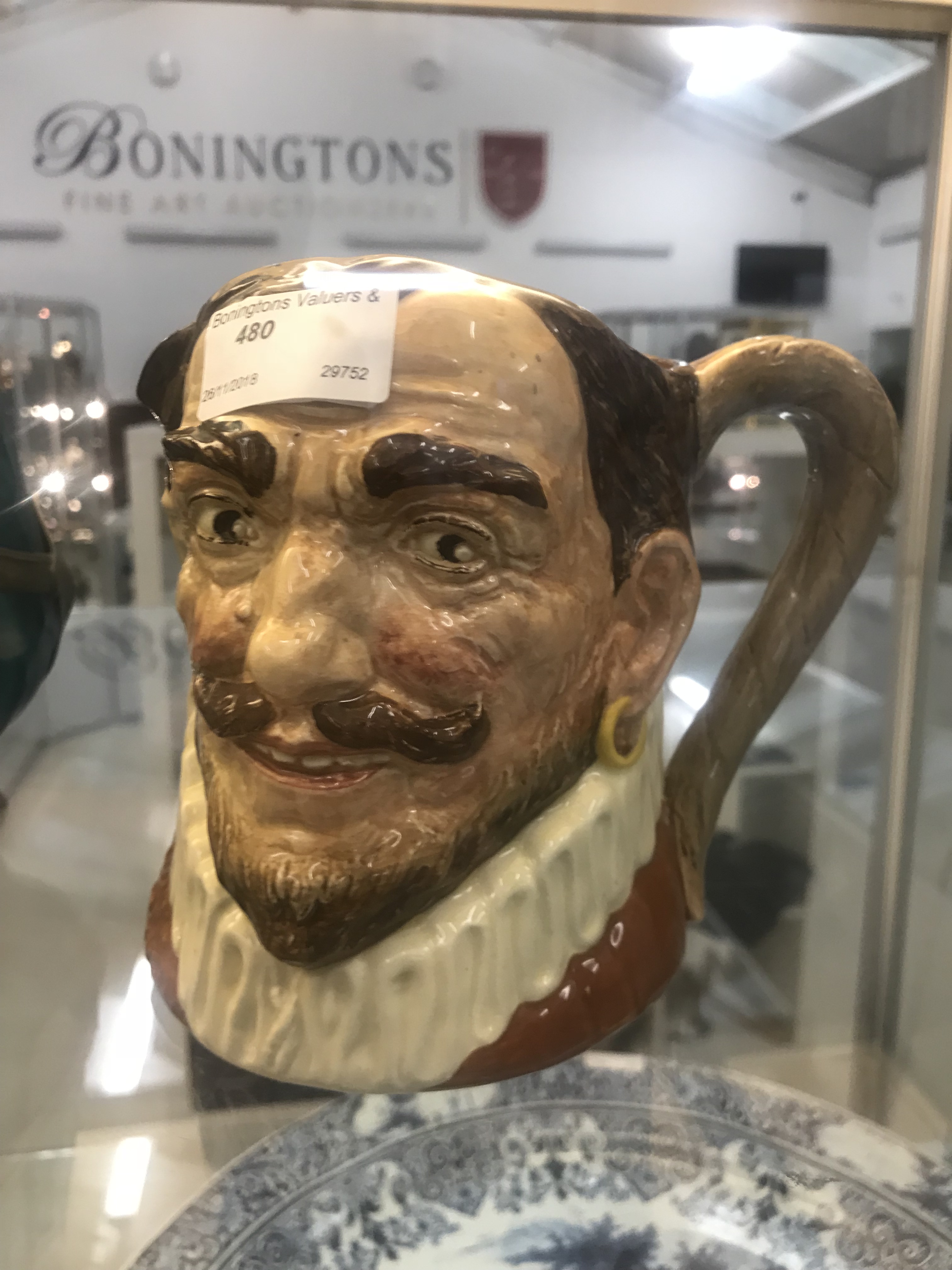 A rare Royal Doulton character jug: 'Hatless Drake' CONDITION REPORT: In very good