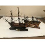 A model of HMS Victory;