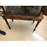 A 19th century mahogany hall table