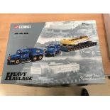 Two boxed Limited Edition Corgi heavy haulage Pickfords Scammell contractors;