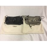 Two Chloe leather purses