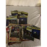 A quantity of 1980's football programs to include Chelsea, Arsenal, Palace etc.