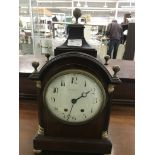 A 19th century mahogany bracket clock