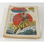 19 vintage Battle Action comic books 1978
