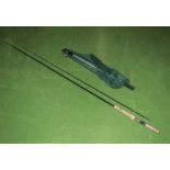 A 10' 2pc Ryobi Masterling Challenge fly rod together with a Keenets telescopic landing net