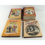 A collection of The Broons and Oor Wullie annuals