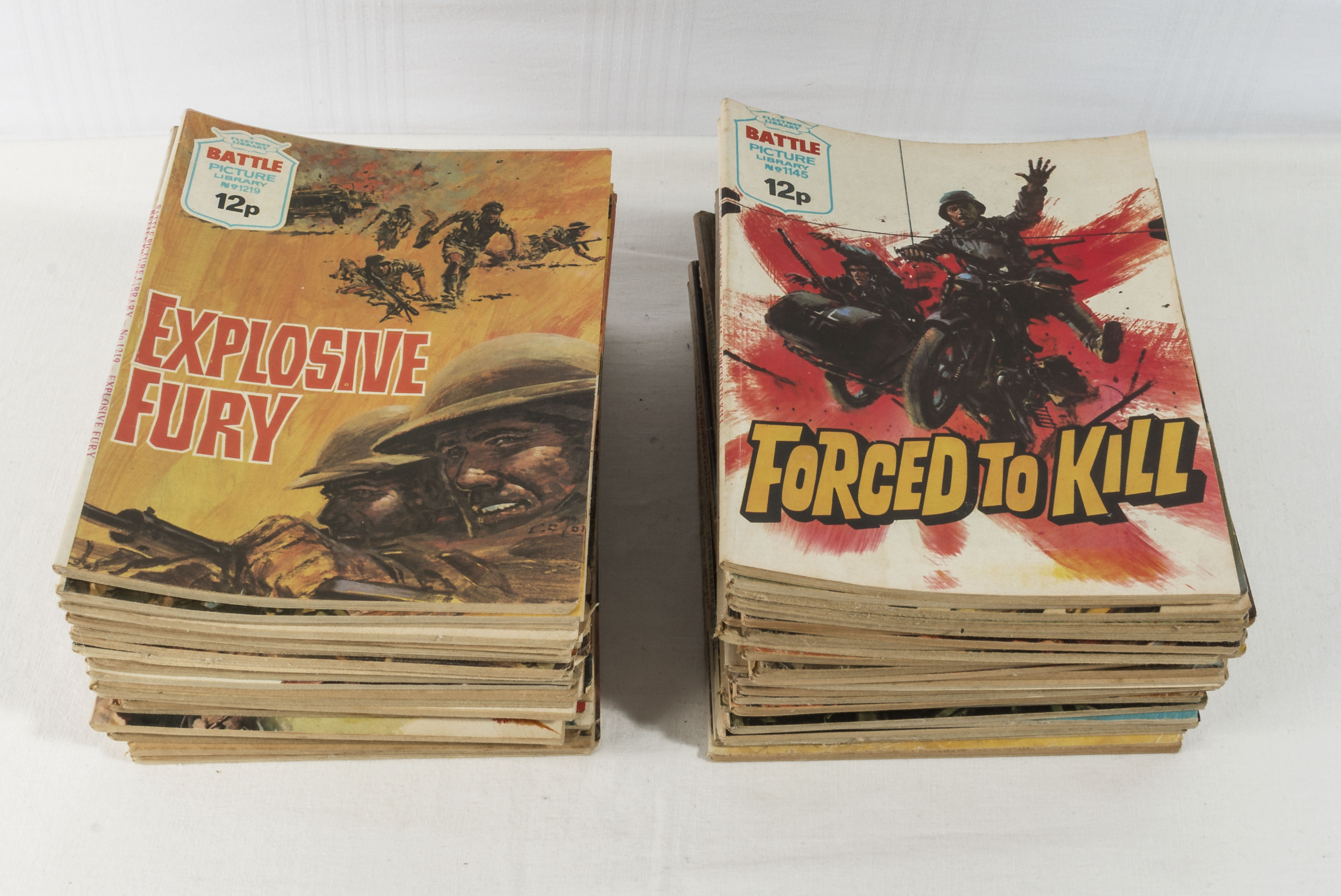 50 vintage Battle Picture Library comic books 1979