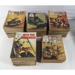 A large number of Battle and War Picture comic books