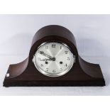 A Mahogany Napoleon hat clock.