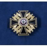 A reproduction Nazi badge