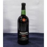 A bottle of Taylor's 4XX Late Bottled Vintage Port 1983, 150cl.