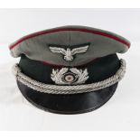 A German Wehrmacht Officer's peaked cap