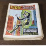 18 vintage Lion and Champion comic books August to December 1967