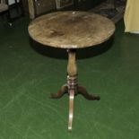 A small Victorian table.