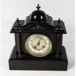 A Victorian slate clock.