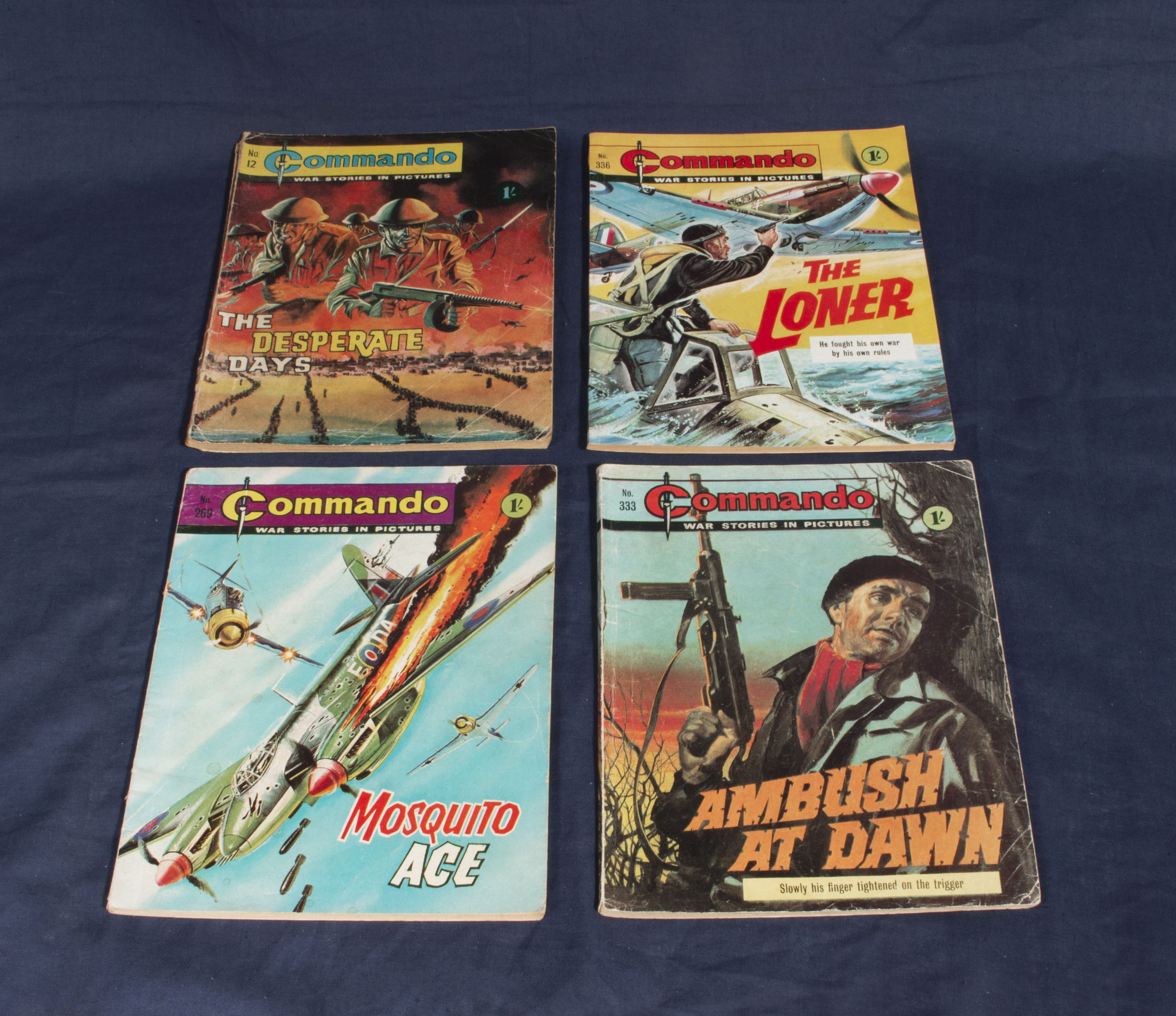 Eight early Commando comic books - Image 2 of 2