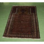 An old Beluchi rug 127cm x 92cm