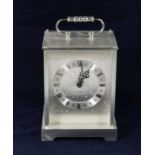 A modern carriage clock wind up working.