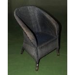 A Lloyd Loom bedroom chair