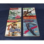 Eight early Commando comic books