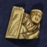 A bone netsuke