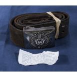 An SS belt and buckle