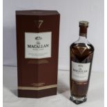 A bottle of The Macallan Rare Cask 750ml 43%ABV, comprised of 16 different sherry-casks first fill