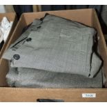 A box of gent's vintage clothing