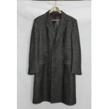 A gent's Crombie Aberdeen Scotland pure new wool tweed overcoat size 44 chest