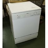 An Indesit dishwasher