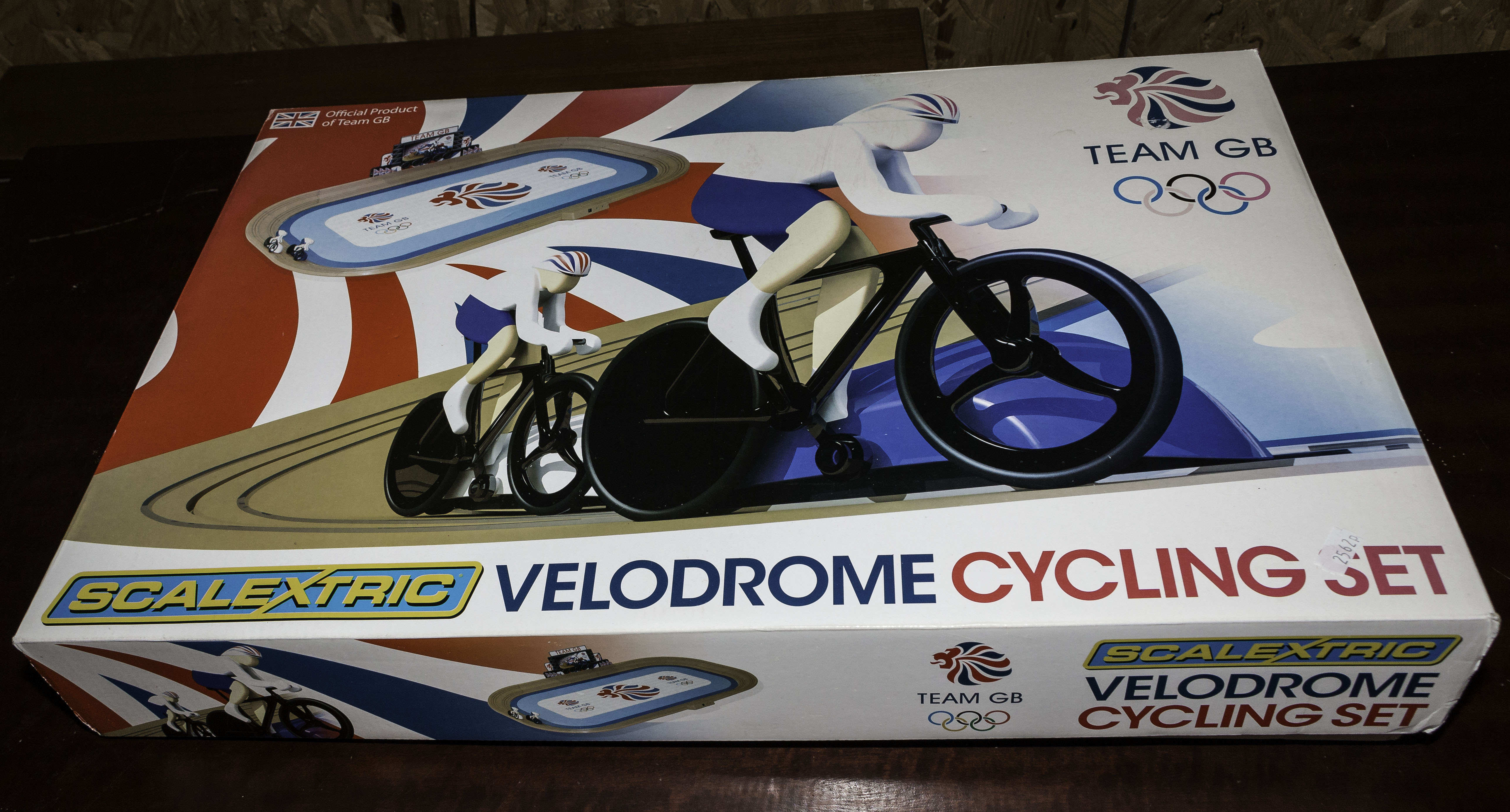 A Scalextric Velodrome Cycling Set